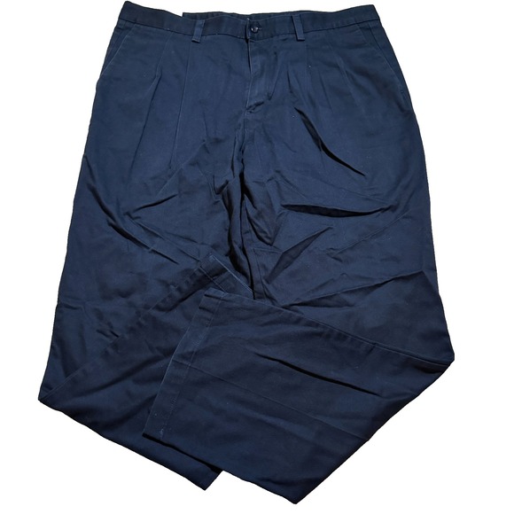 Dockers Dress Pants Navy Men's Size 38 x 31 Mens Individual Fit Waistband Pocket - Picture 1 of 7